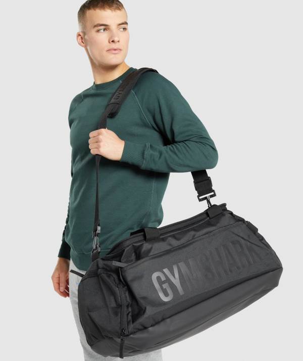 Panske Športové Tašky Gymshark LC Holdall Čierne | FA9638472